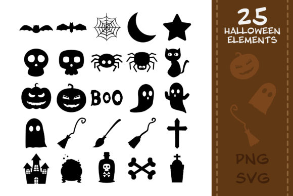 25 Halloween Elements for Your DIY: A Graphic Design Asset Review