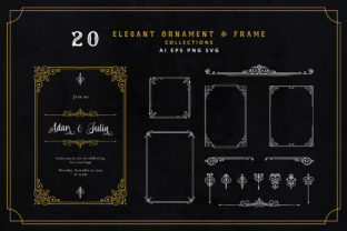 Classic Ornament Frame – A Versatile Graphic Design Asset for Crafts