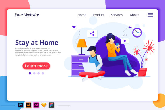 Quarantine Work From Home Graphics for Handmade Creations
