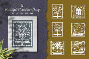 Various Monogram Design for Graphics and Crafts